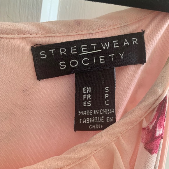 Boho Pink Floral Full-Length Dress - Picture 2 of 2